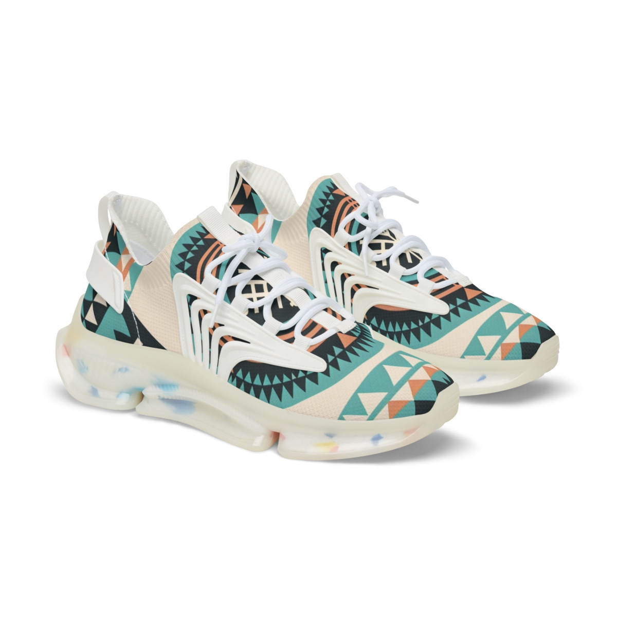"AfroVibes Kente Kicks" - Men's Mesh Sneaker