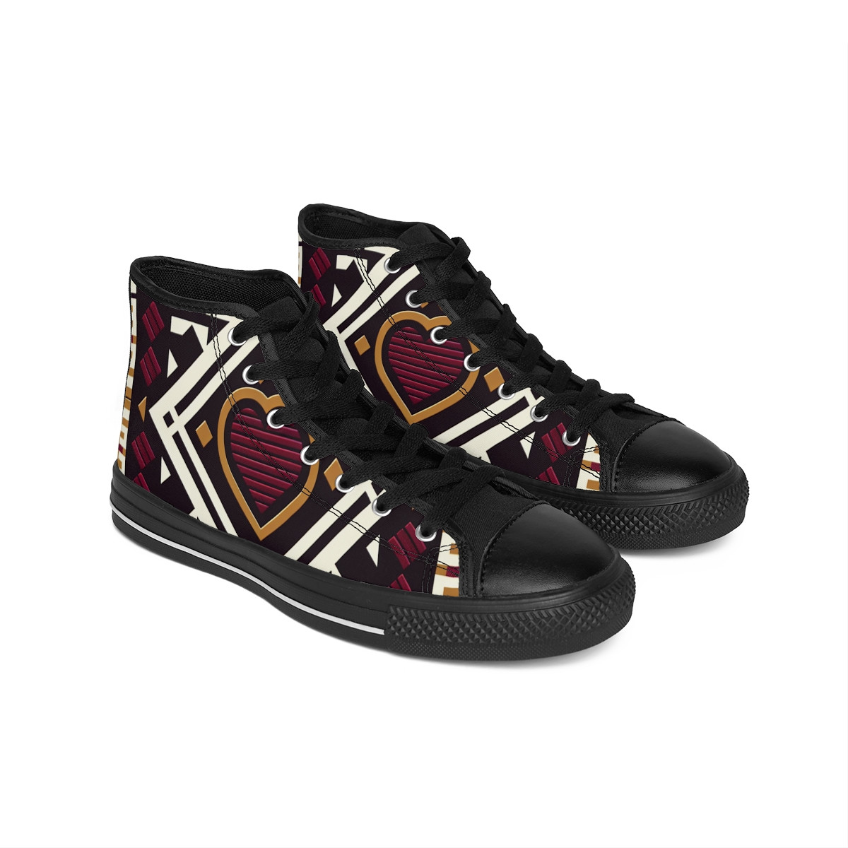 AfroPulse Kente Kicks - Women's Classic Sneakers