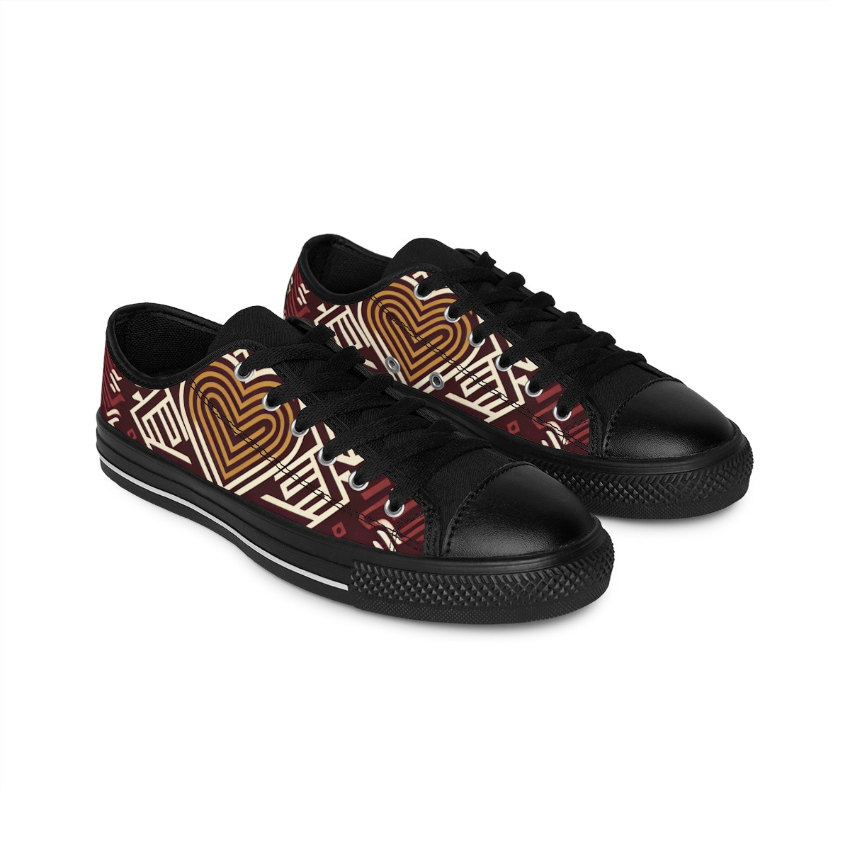 "AfroLuxe Kente Kicks" - Men's Sneakers