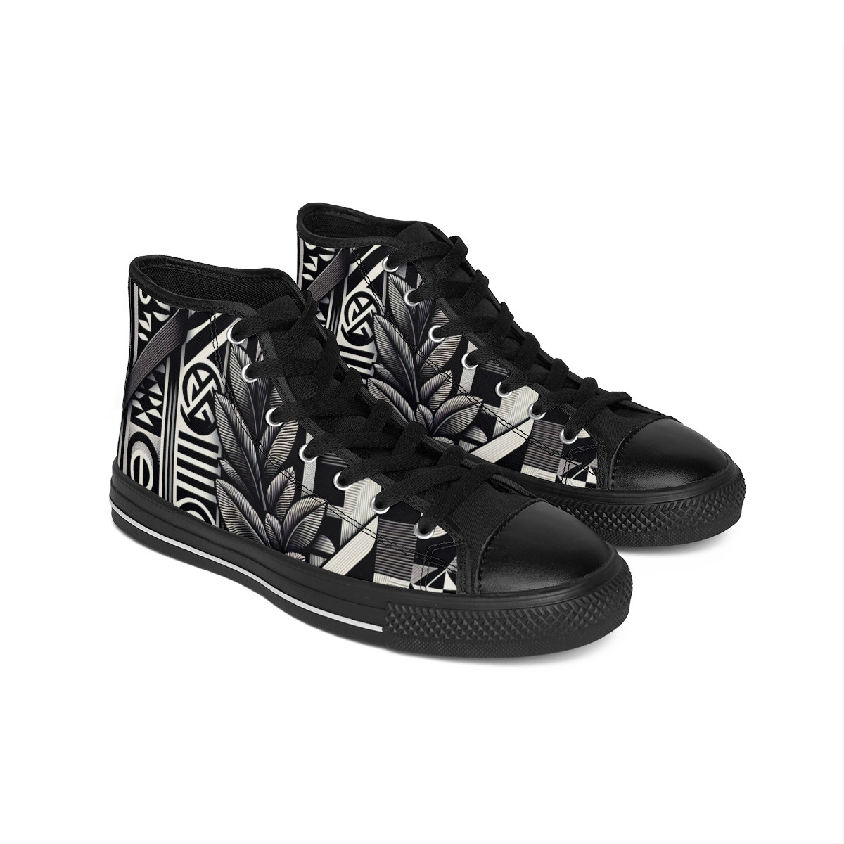 "HeritageStride Kente Kicks" - Men's Classic Sneakers