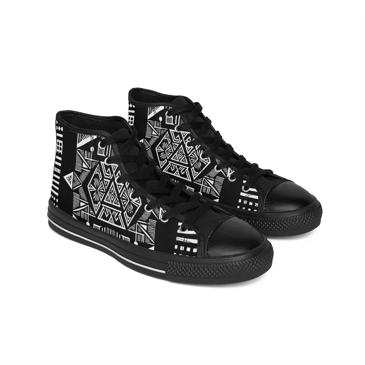 "AfroLuxe Kente Kicks" - Men's Classic Sneakers