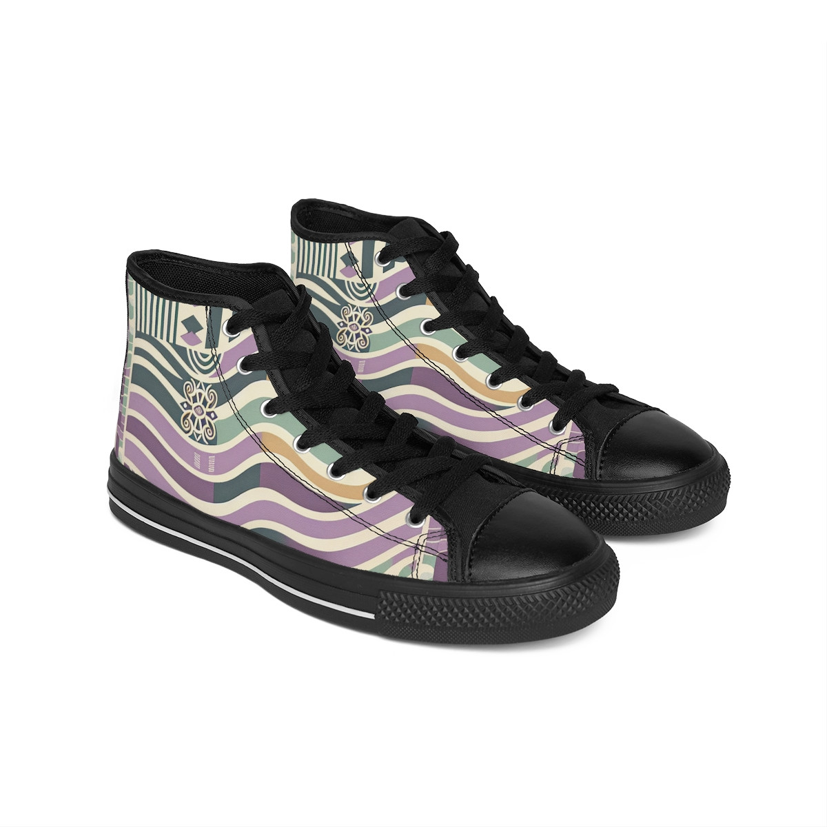 AfroStride Kente Kicks - Men's Classic Sneakers