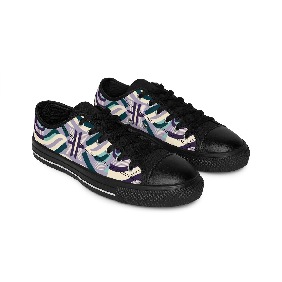 "AfroStride Kente Kicks" - Men's Sneakers