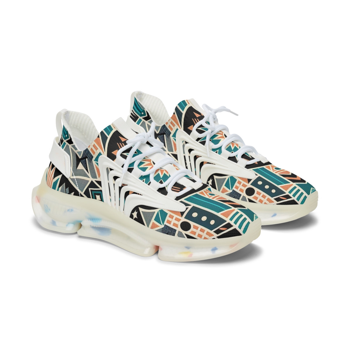 "AfroVibes Stride" - Women's Mesh Sneaker