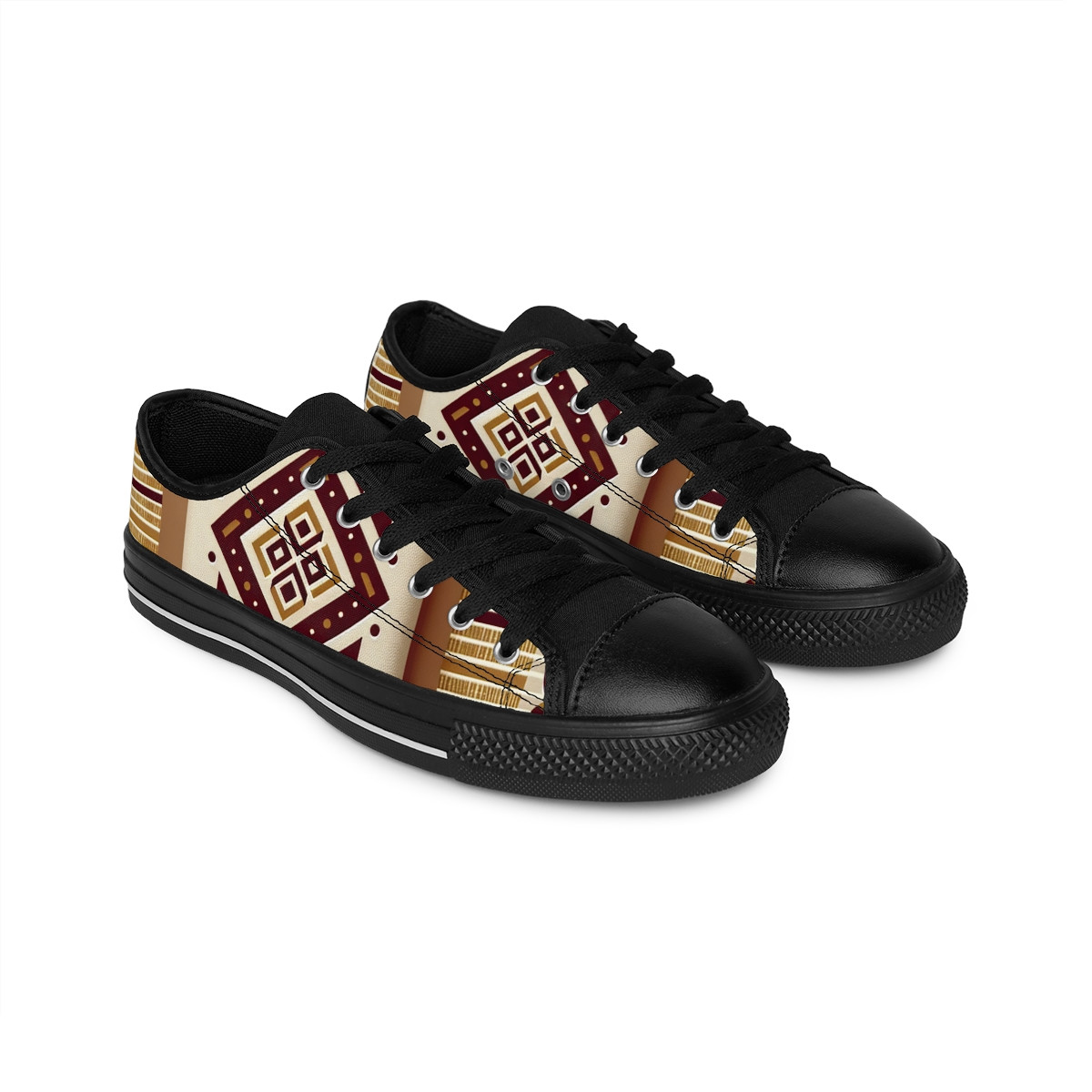 "AfroStride Kente Kicks" - Men's Sneakers