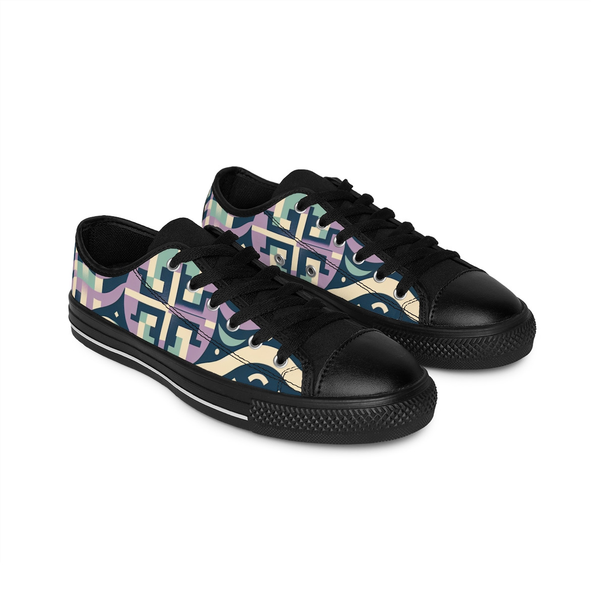 "AfroRhythm Kente Kicks" - Men's Sneakers