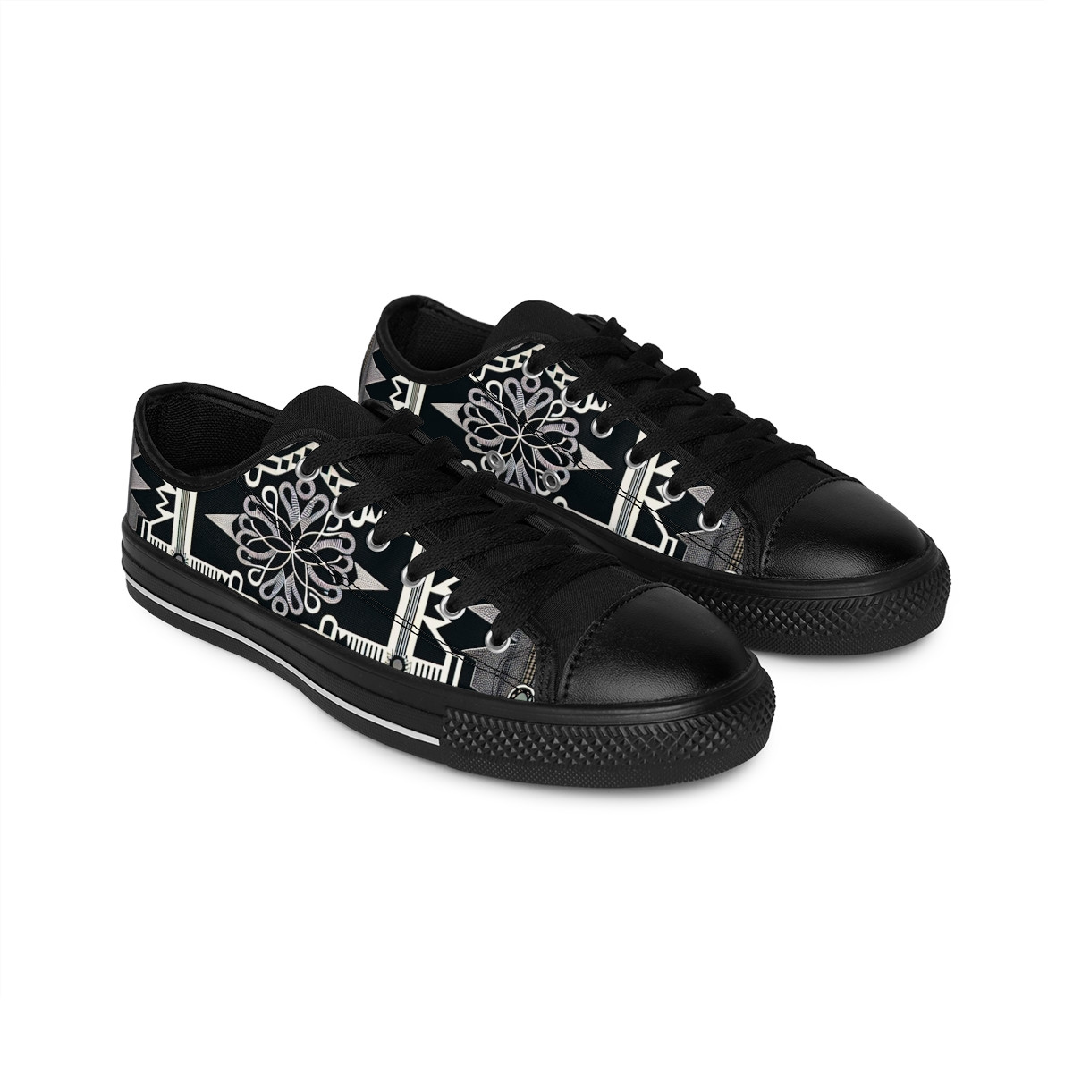 "AfroVogue Kente Kicks" - Women's Sneakers