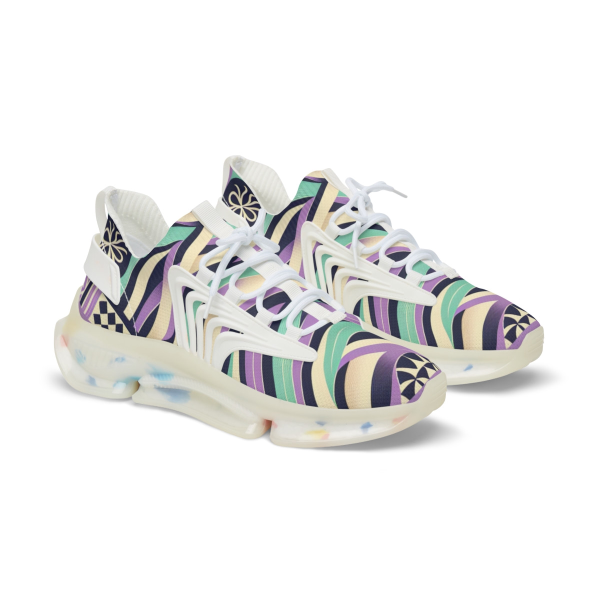 "African Fusion Stride" - Men's Mesh Sneaker