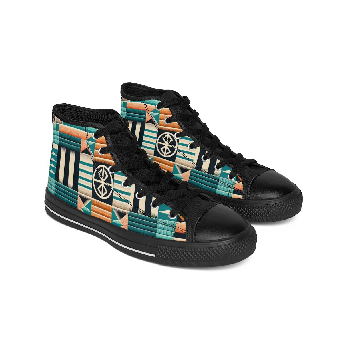 AfroStride Kente Kicks - Men's Classic Sneakers