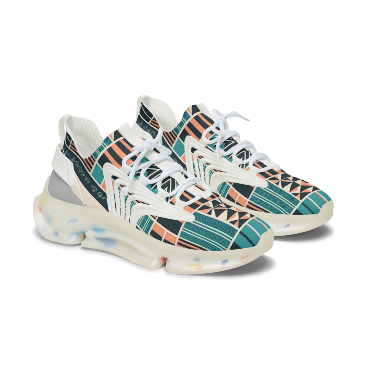 "Kente Kick Fusion" - Women's Mesh Sneaker