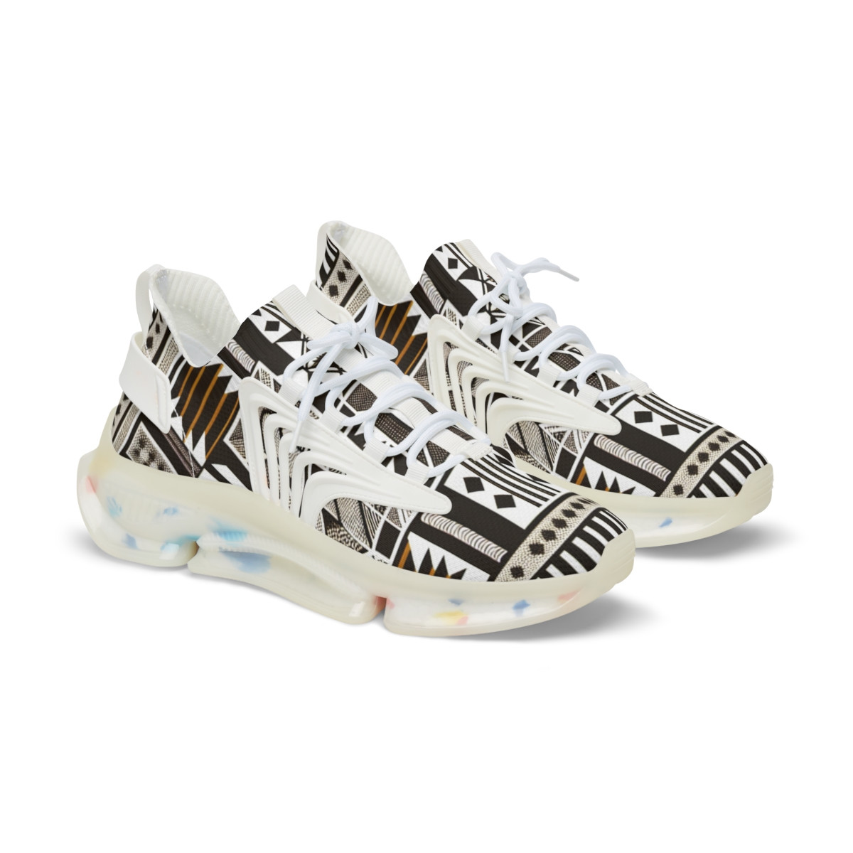 "AfroVogue KenteStride Sneakers" - Men's Mesh Sneaker