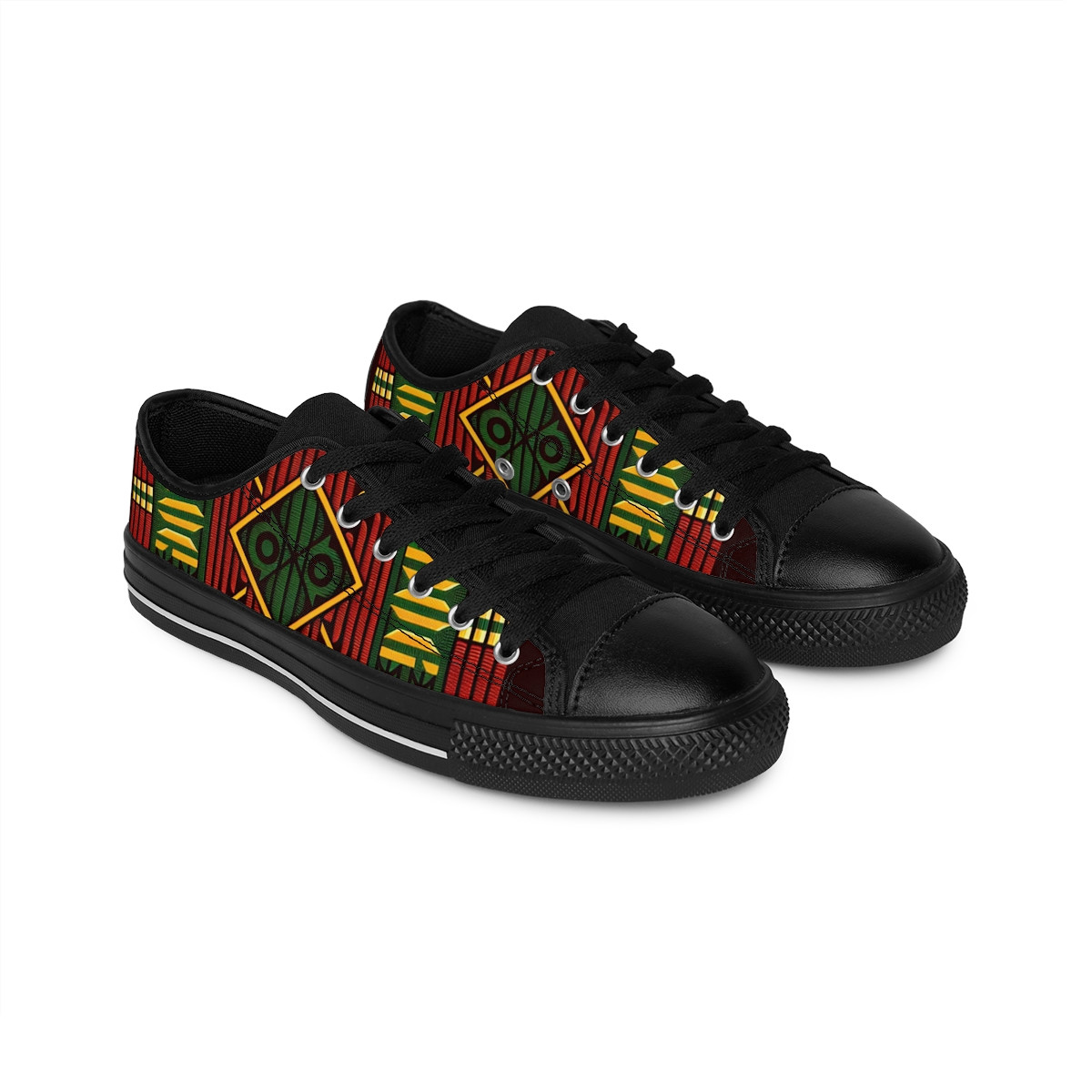 "AfroZenith Kente Kicks" - Men's Sneakers