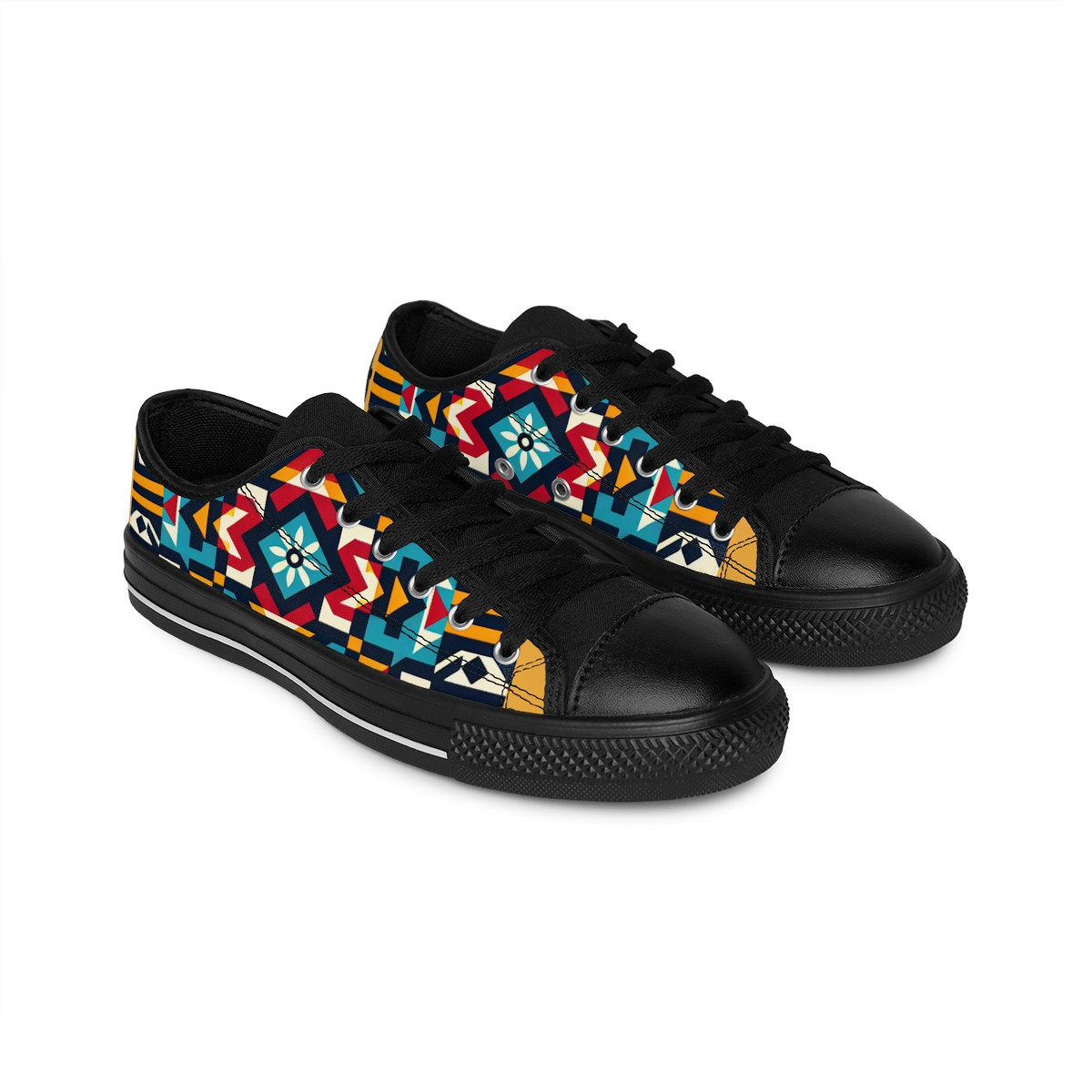 African Euphoria: Stride in Colors - Women's Sneakers