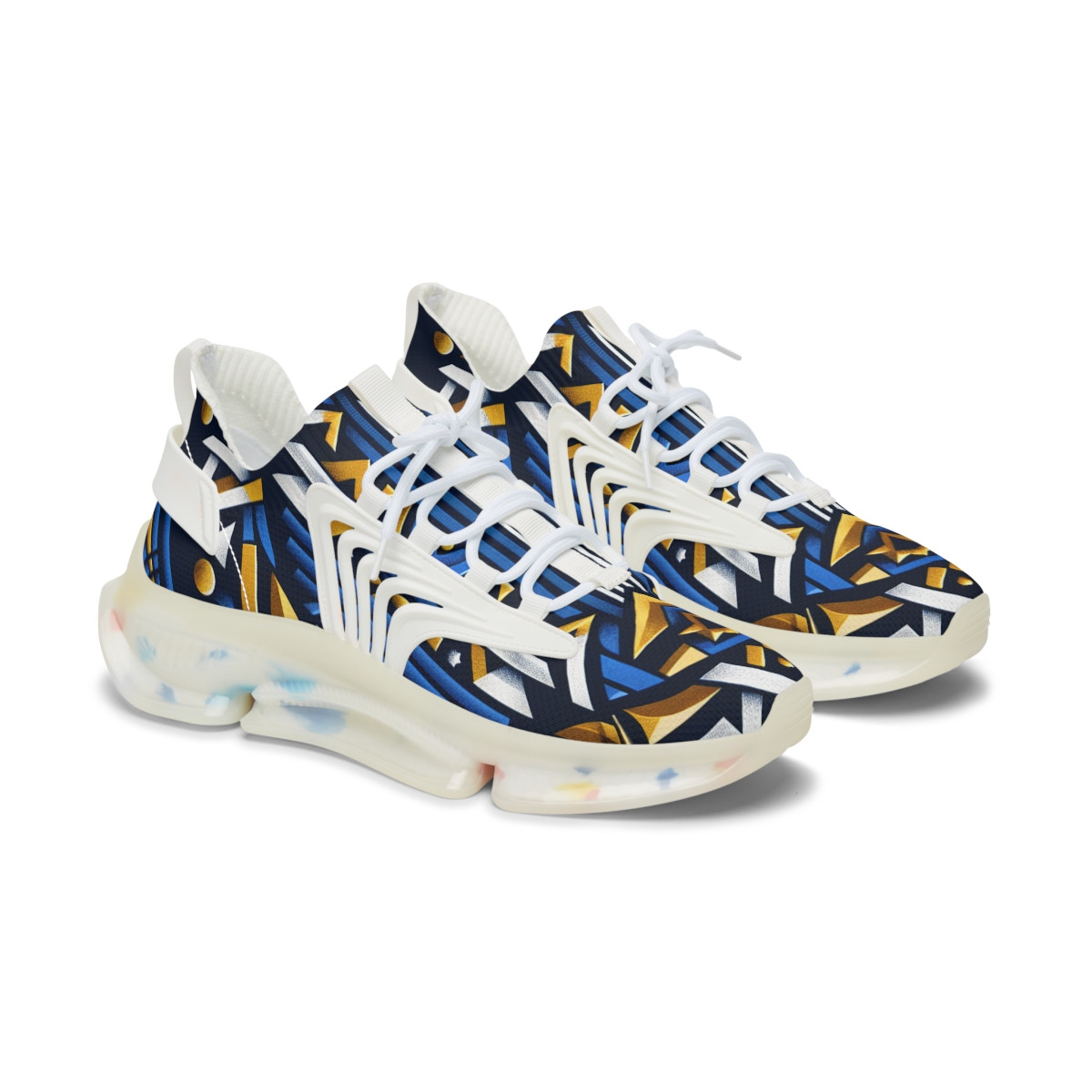 AfroStride Kente Kicks - Women's Mesh Sneaker