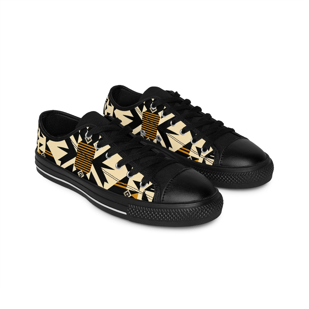 "Kente Kicks Kaleidoscope" - Women's Sneakers