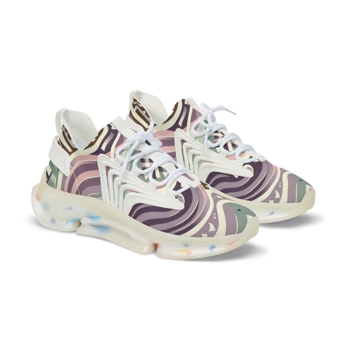 "AfroStride Kente Kicks" - Men's Mesh Sneaker