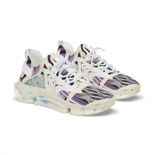 "AfroStride Kente Kicks" - Men's Mesh Sneaker