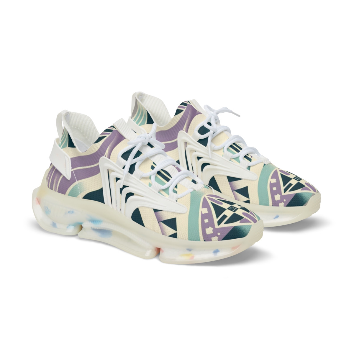 "AfroVogue Kente Kicks" - Men's Mesh Sneaker