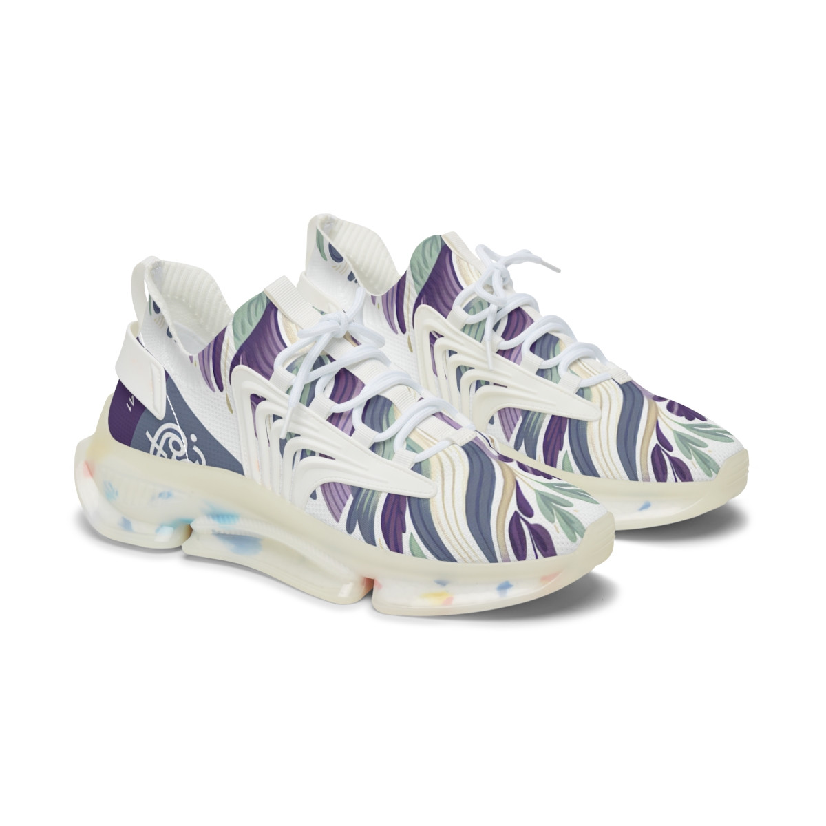 "AfroStride Kente Kicks" - Women's Mesh Sneaker