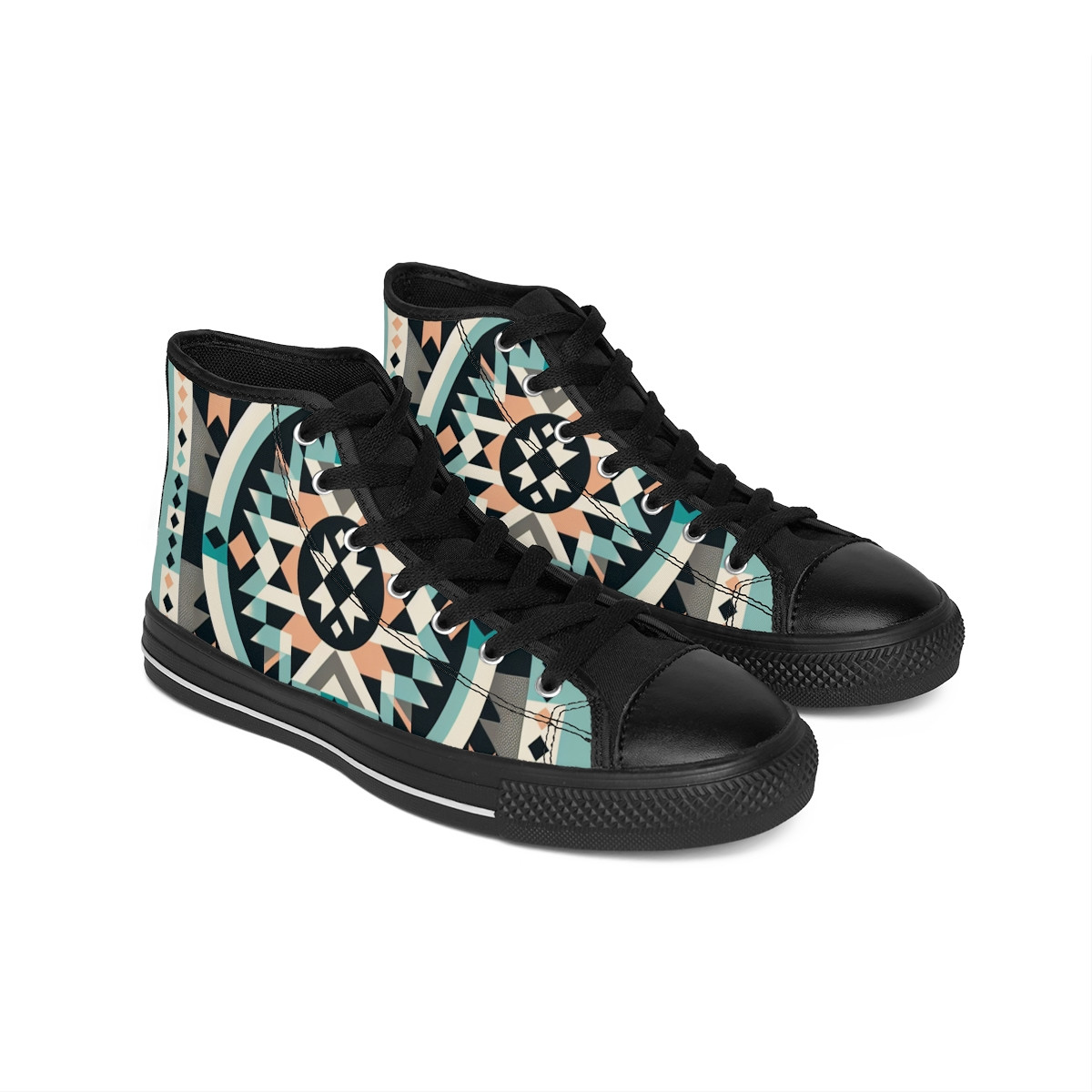 "AfroPulse Kente Kicks" - Men's Classic Sneakers