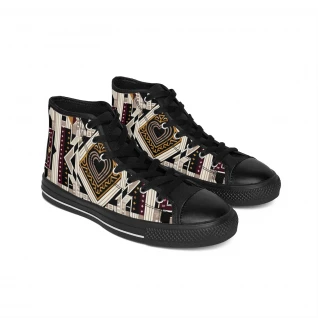 "AfroDash Kente Kicks" - Women's Classic Sneakers