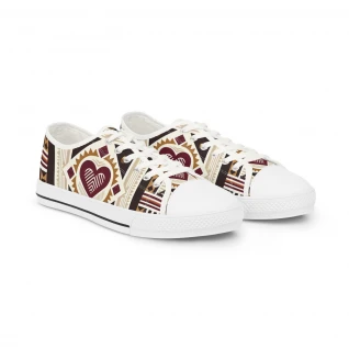 "AfroSpectrum Kente Kicks" - Men's Lowtop Sneakers
