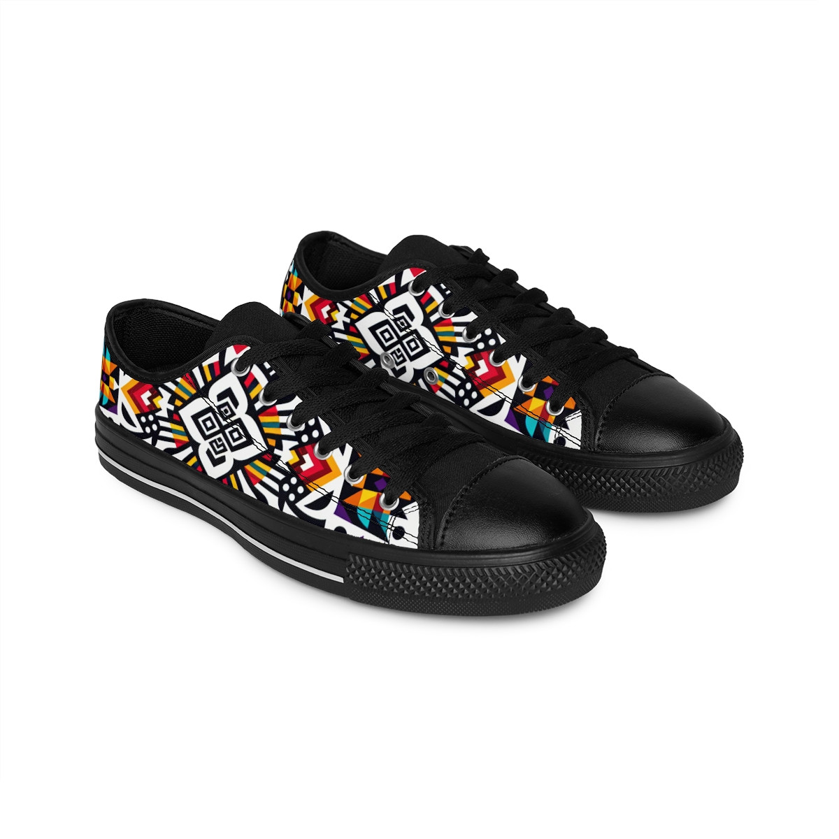 "CultureStride Kente Kicks" - Women's Sneakers