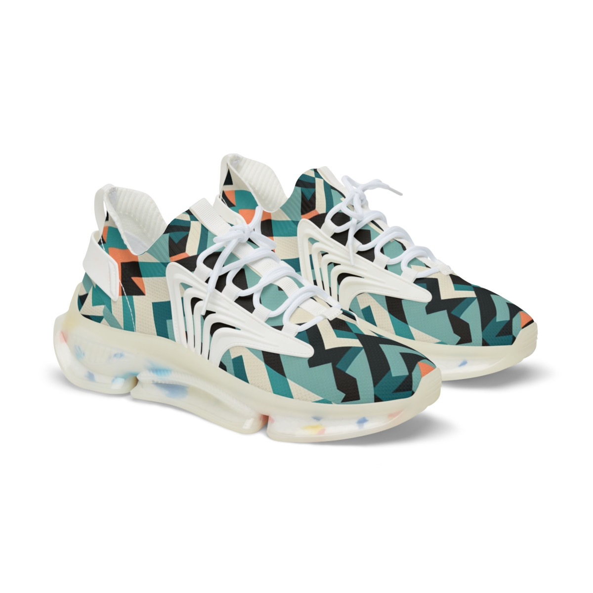 "AshantiStride Kente Kicks" - Men's Mesh Sneaker