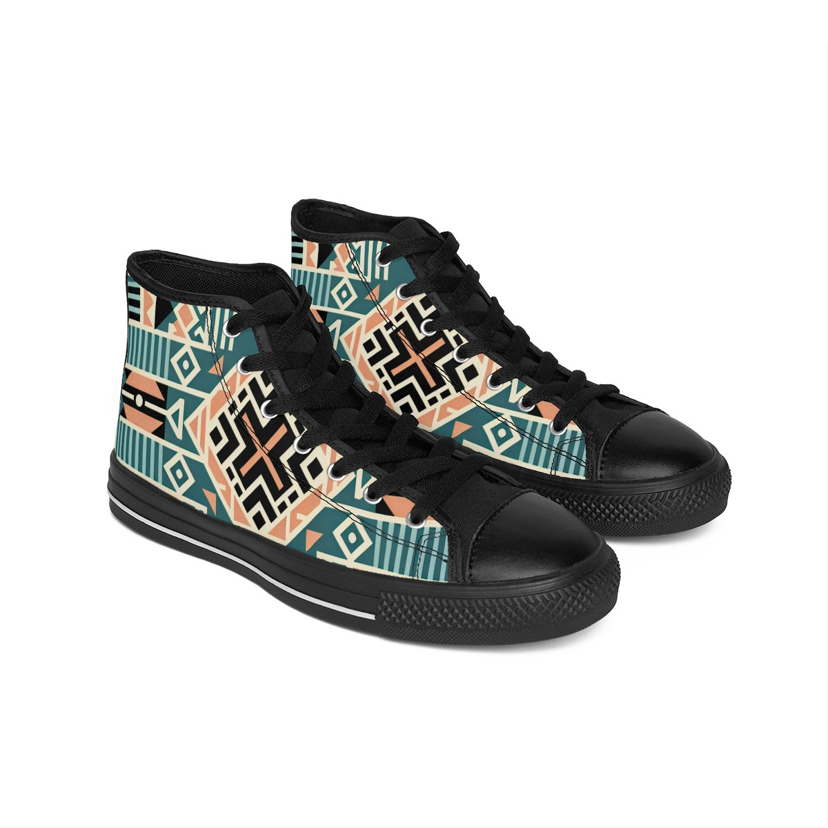 "AfroCentric Steps" - Women's Classic Sneakers