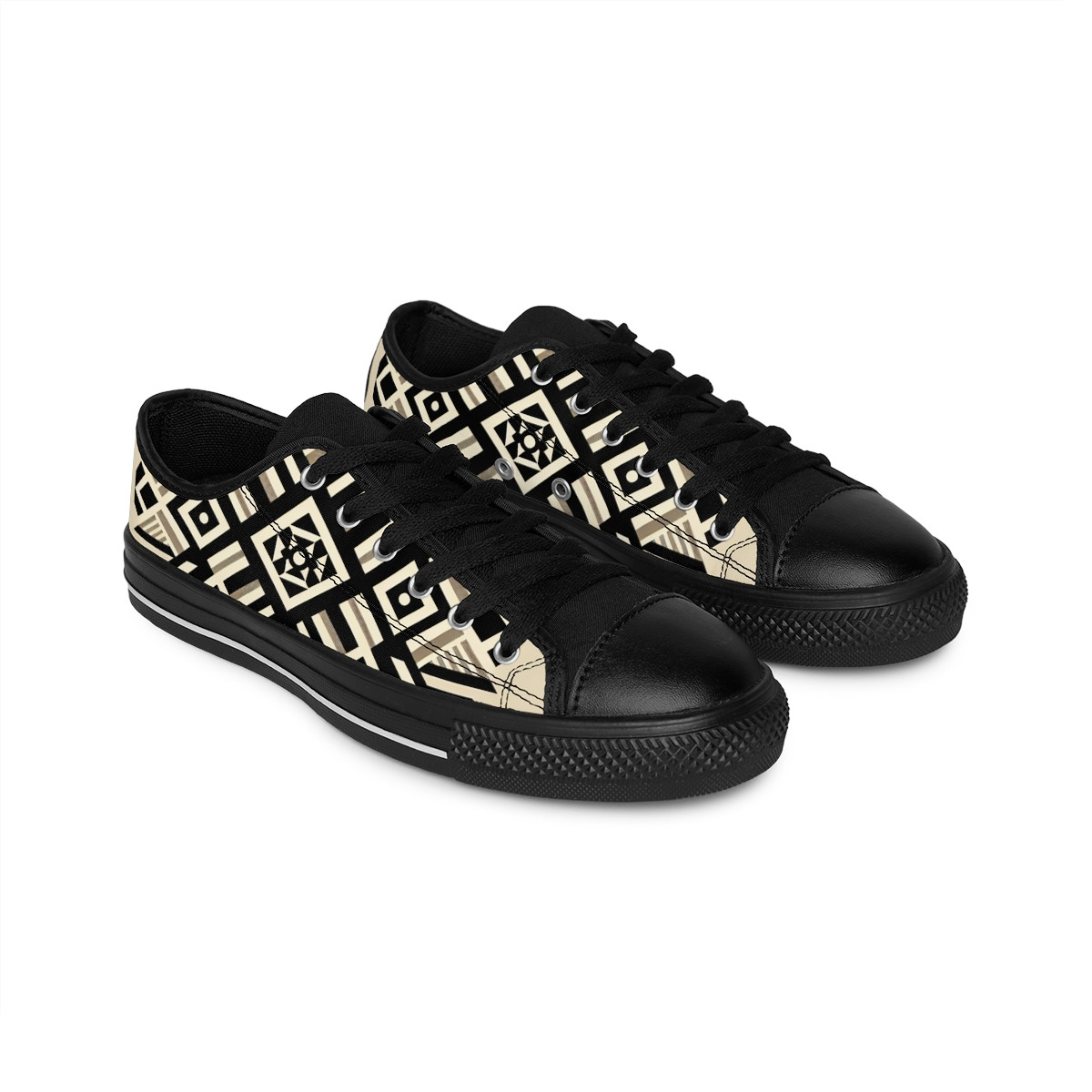 "AfroStride Kaleidoscope Kicks" - Women's Sneakers