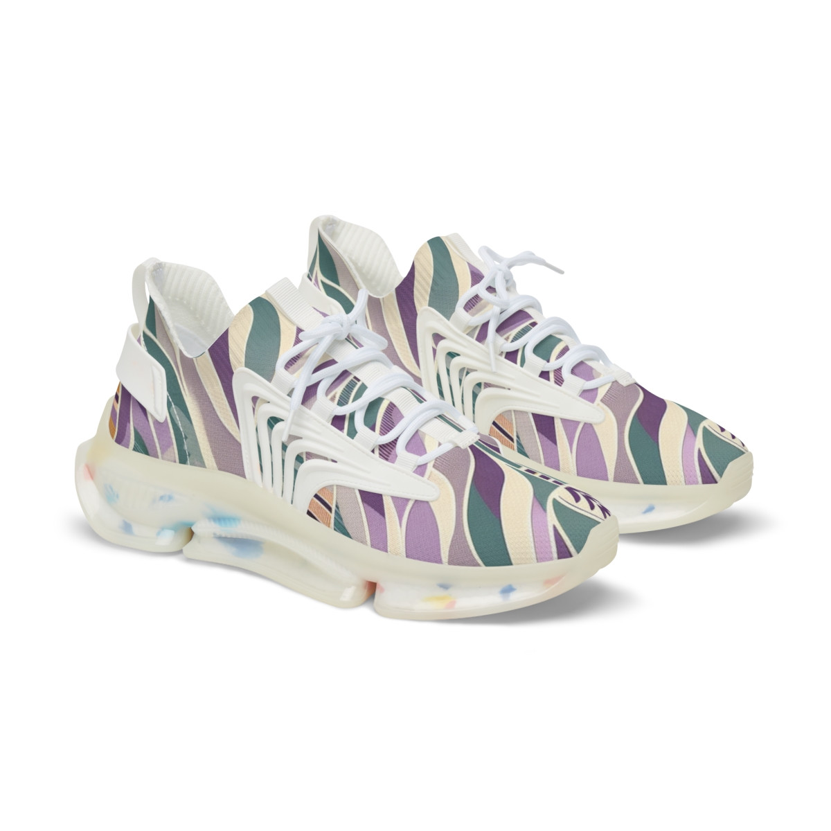 "African Pulse Kente Kicks" - Men's Mesh Sneaker