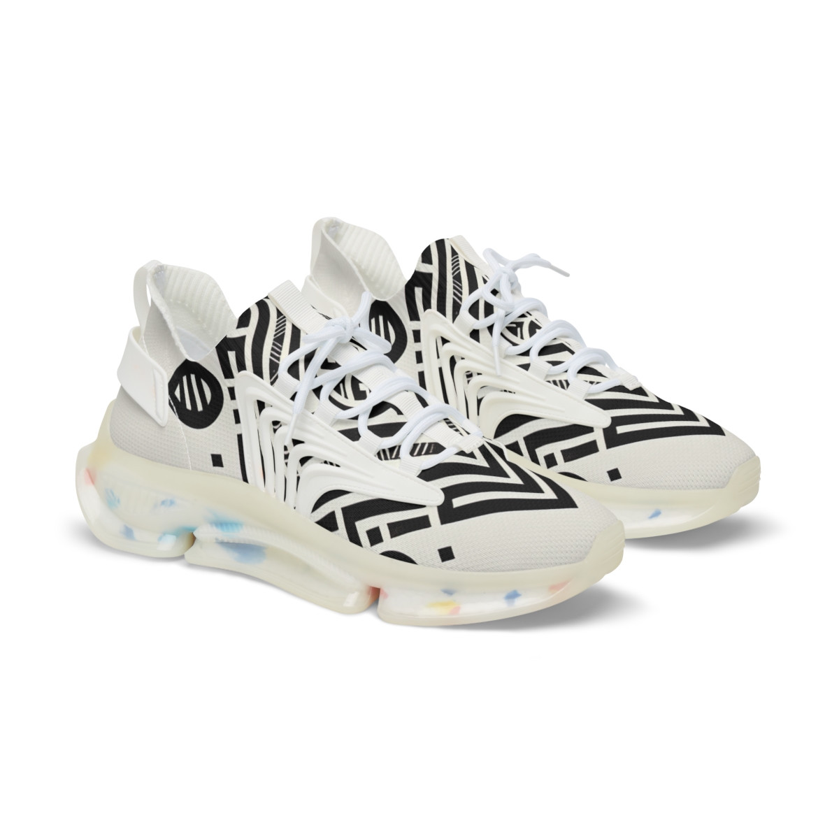"KenteKicks: Footprints of Heritage" - Men's Mesh Sneaker
