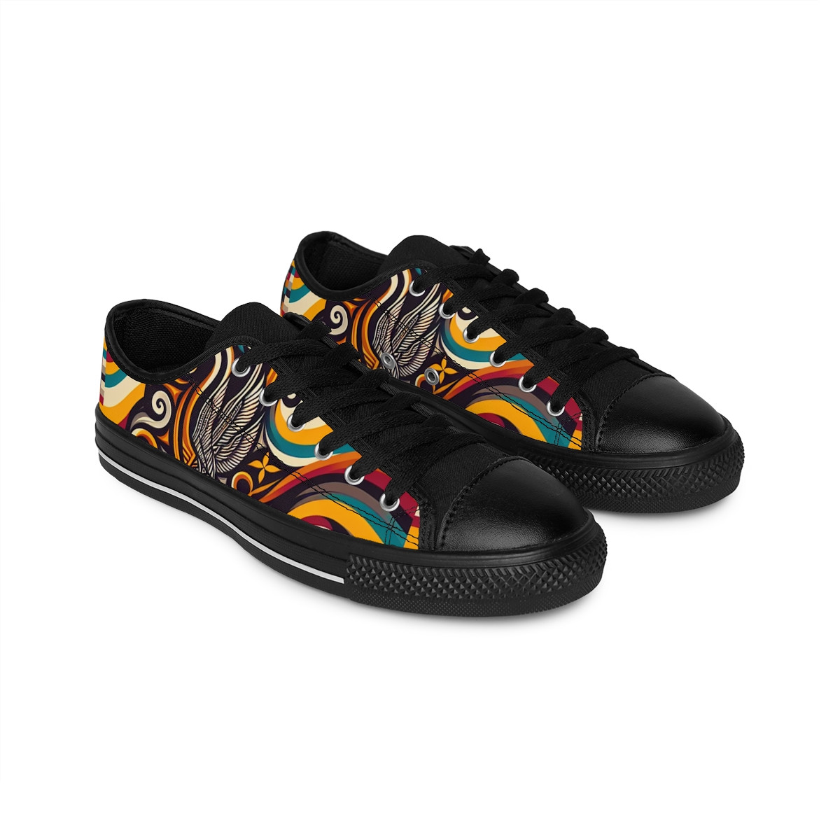 "Akoma AfroVogue Kente Kicks" - Men's Sneakers