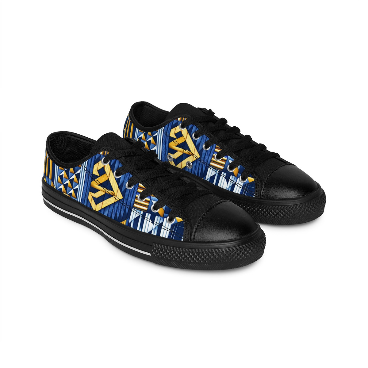 AfroStride Kente Kicks - Women's Sneakers