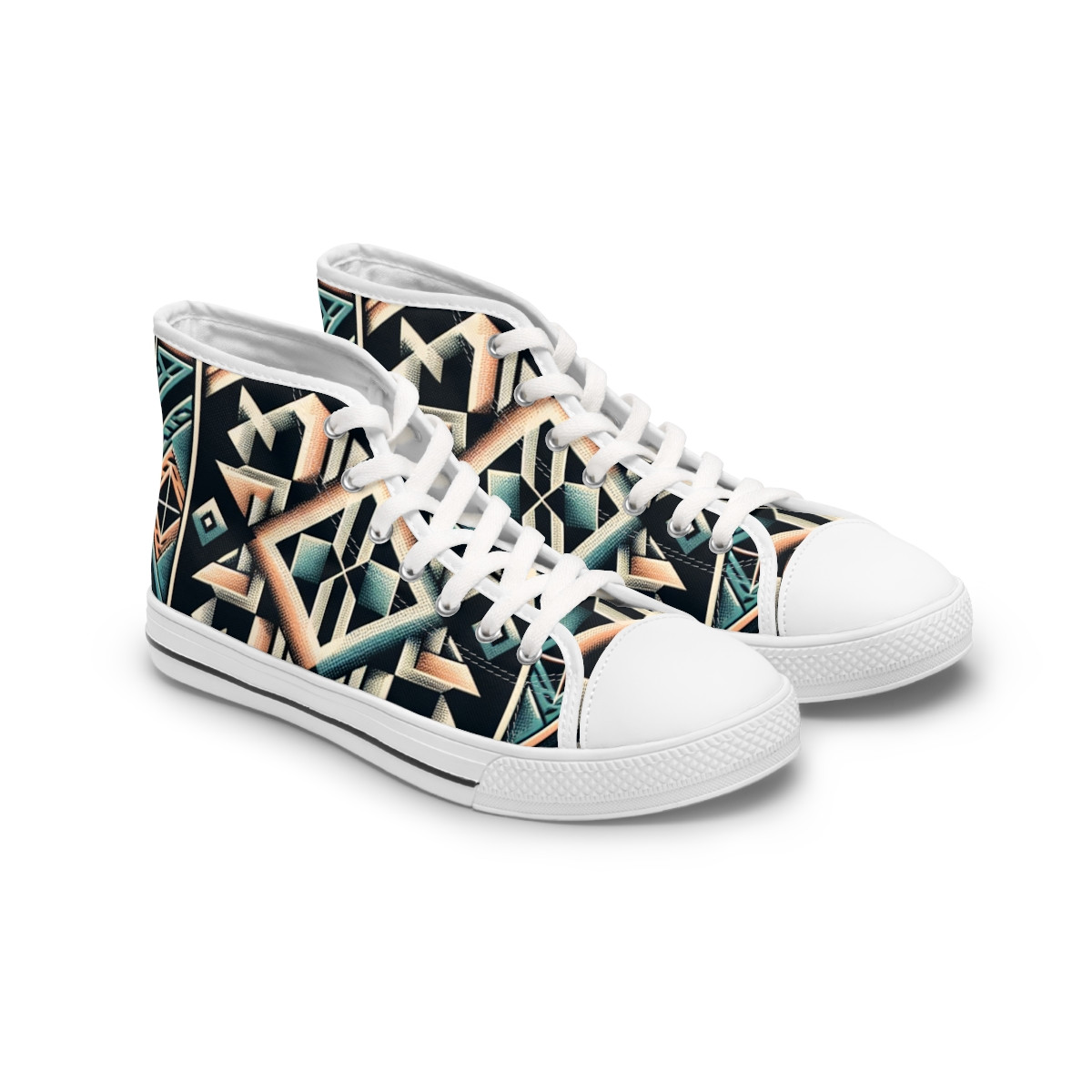 "AfroStride Essence" - Womn's High top Sneakers