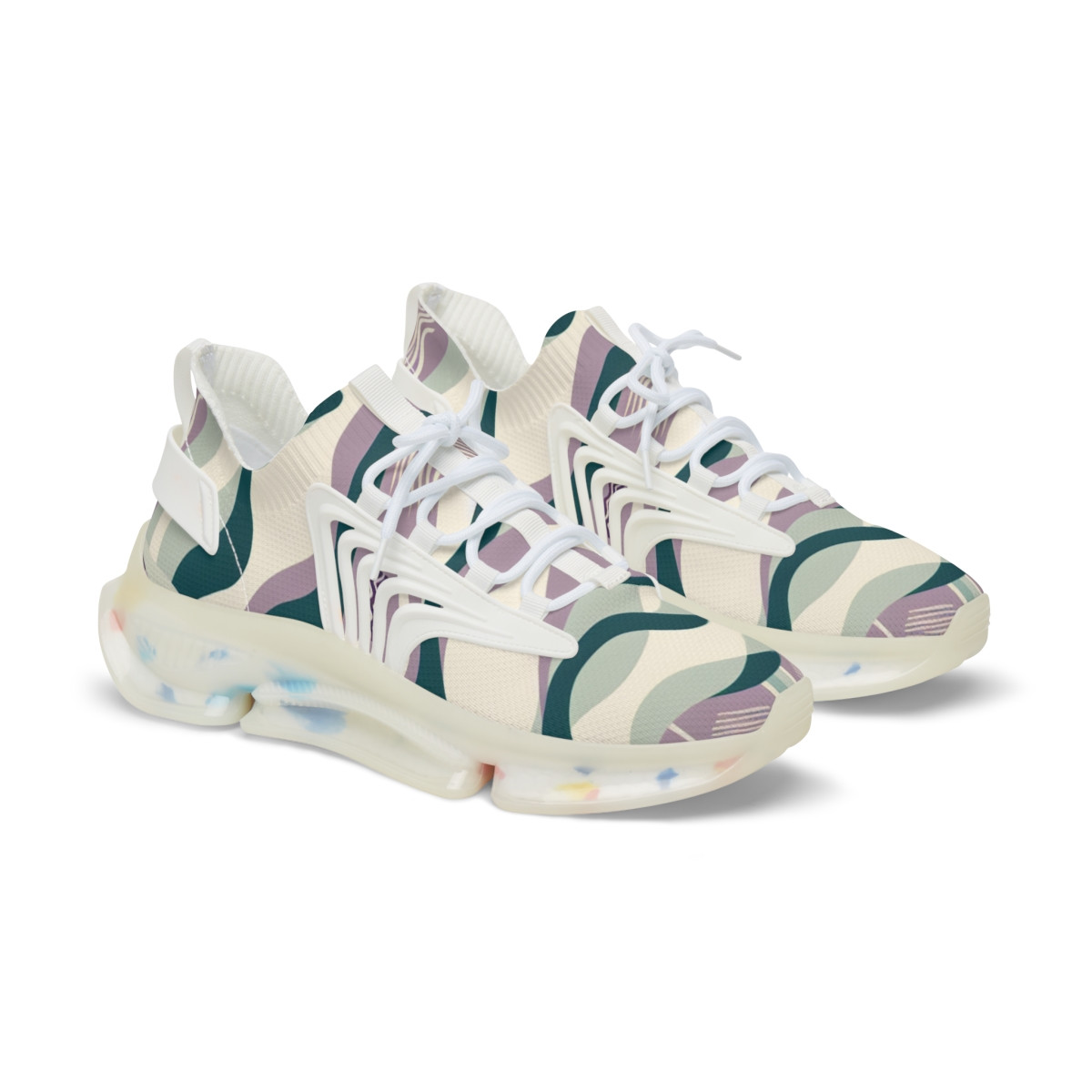 "HeritageStride Kente Kickers" - Men's Mesh Sneaker