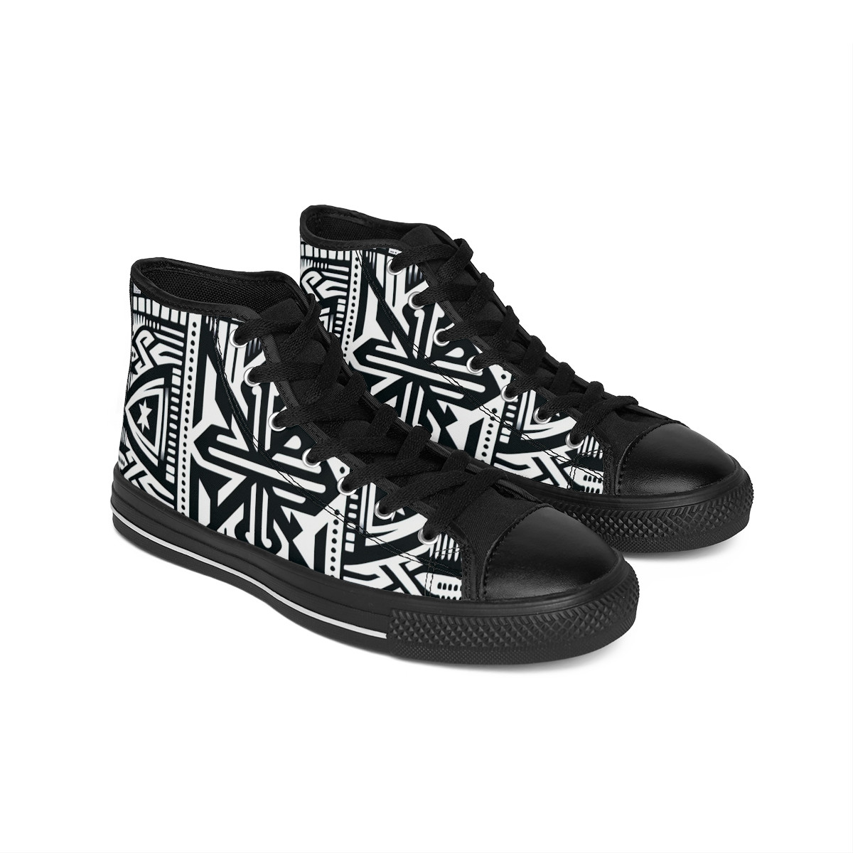 "Heritage Stride Kente Sneakers" - Women's Classic Sneakers