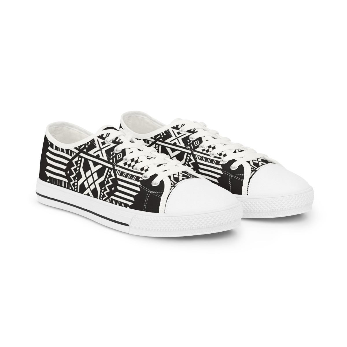 "Heritage Stride Kente Kicks" - Men's Lowtop Sneakers