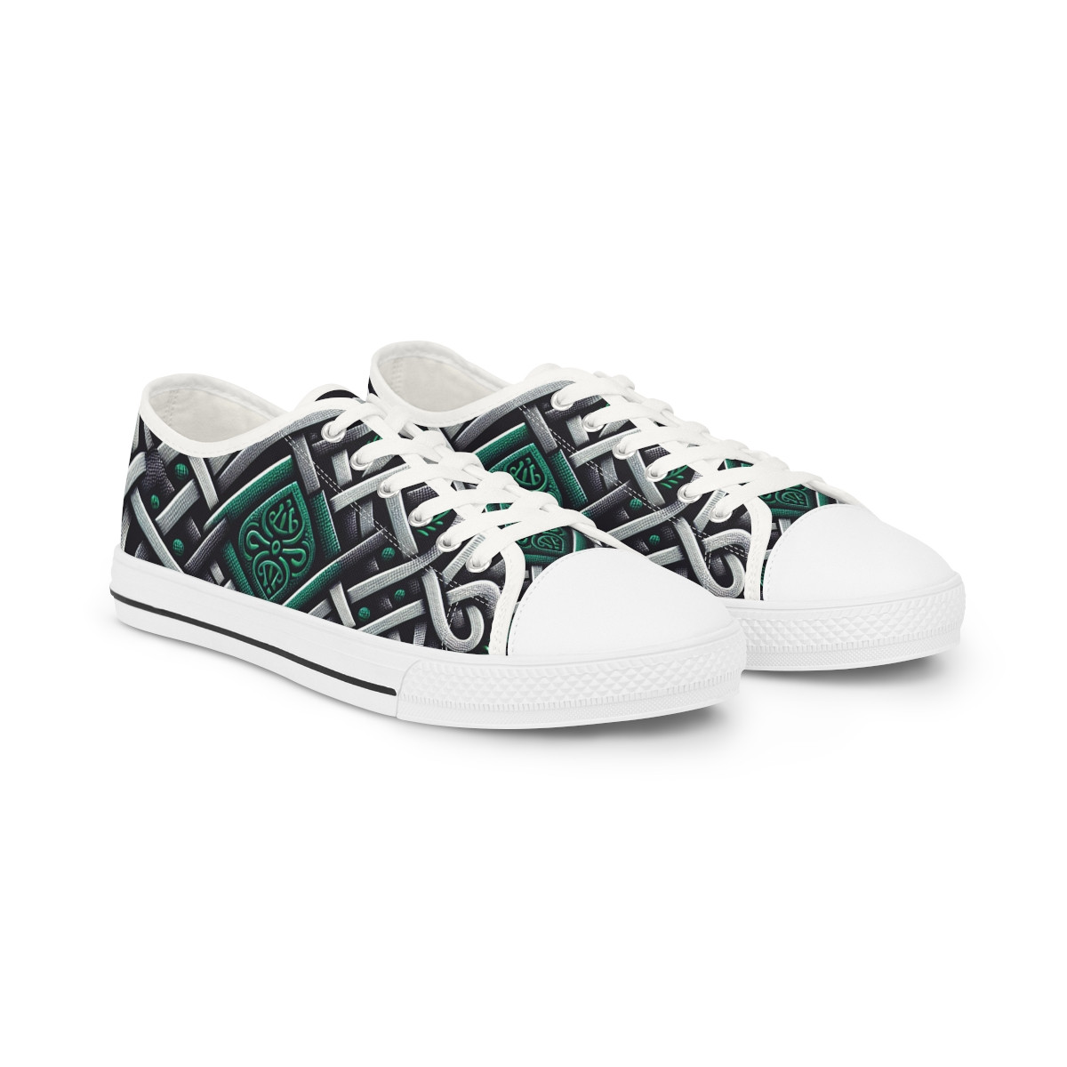"AfroVerve Kente Kicks" - Men's Lowtop Sneakers
