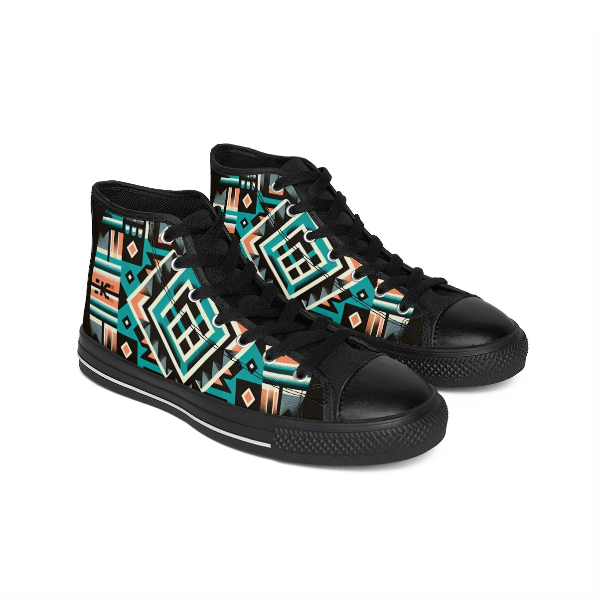 "Kente Kicks: AfroFusion Footwear" - Men's Classic Sneakers