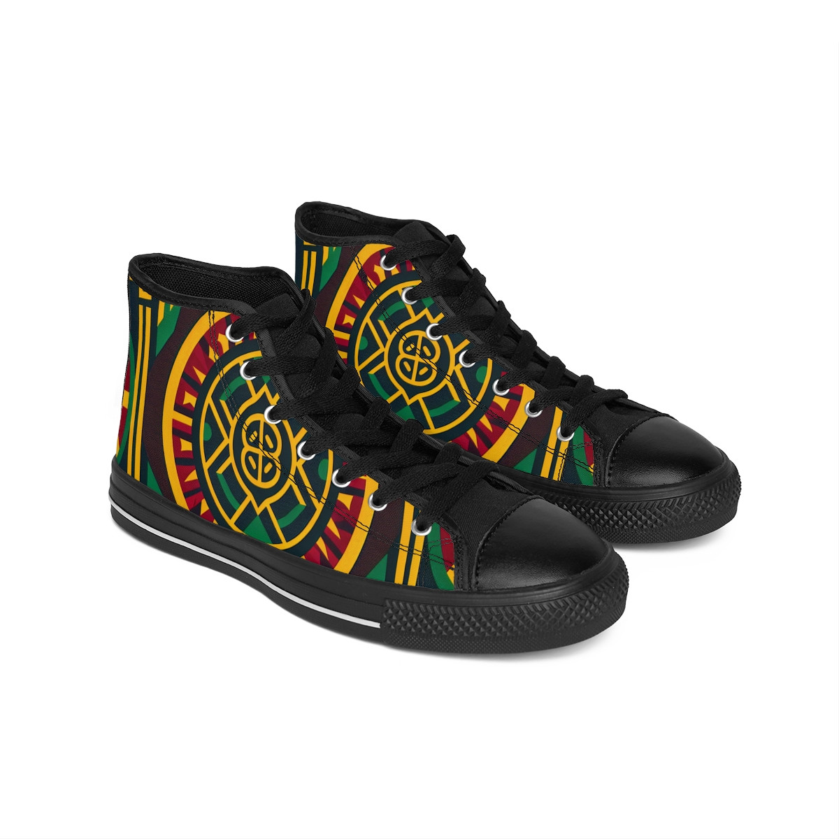 "KenteKicks Fusion" - Women's Classic Sneakers