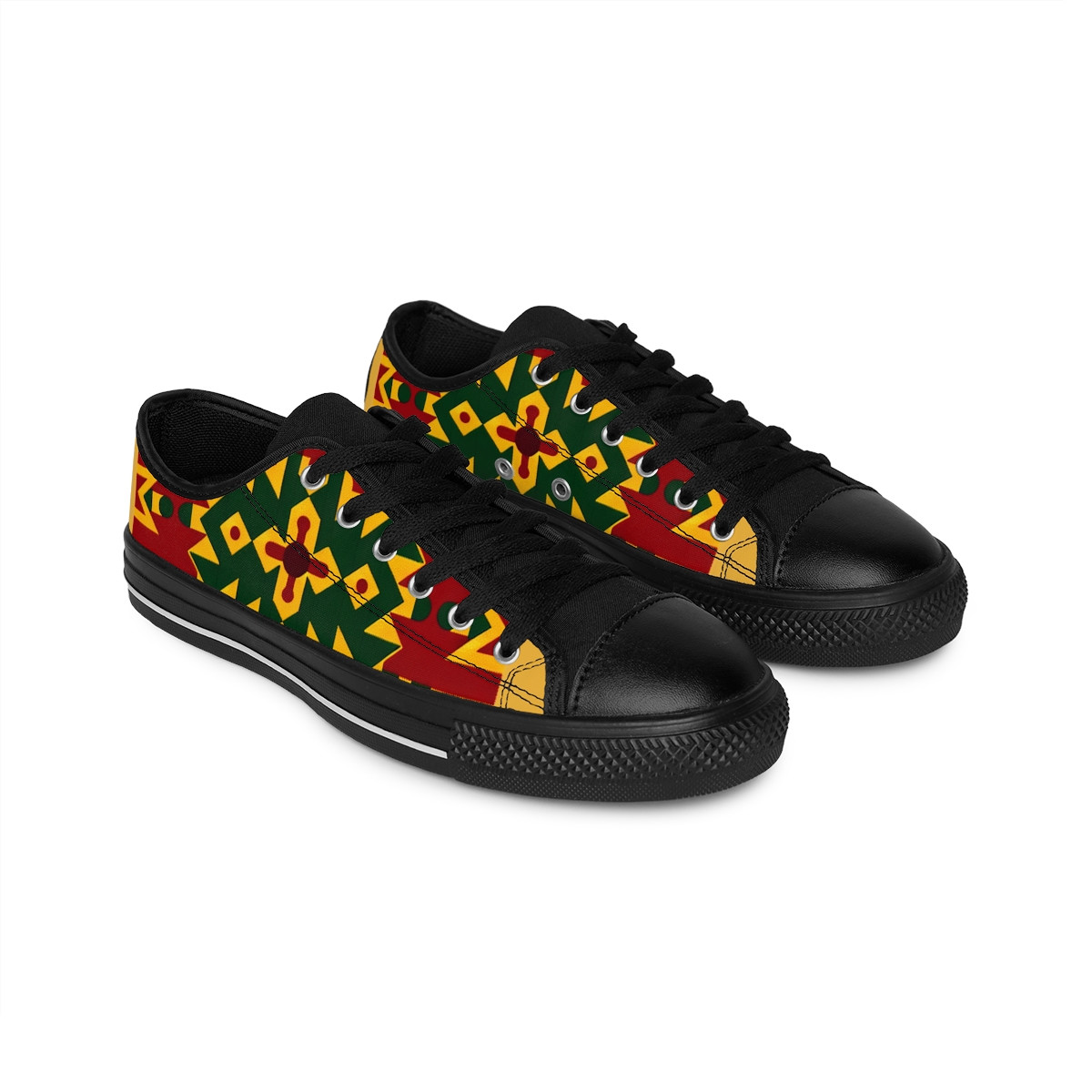 "AfroVibes Kente Kicks" - Men's Sneakers