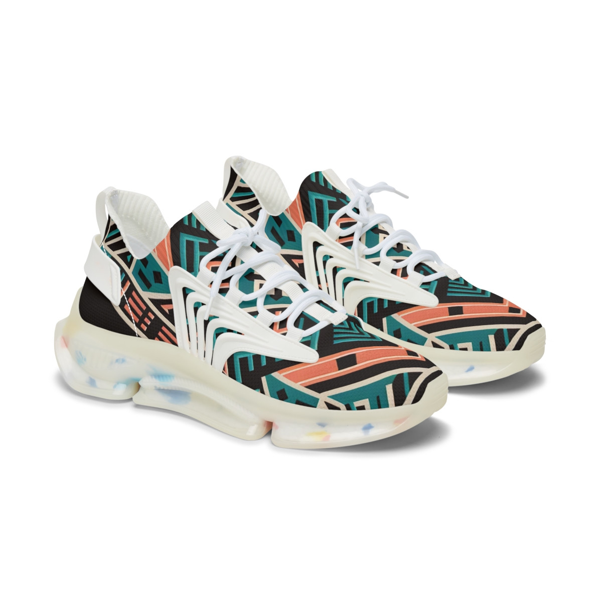 KenteKicks: AfroFusion Edition - Women's Mesh Sneaker