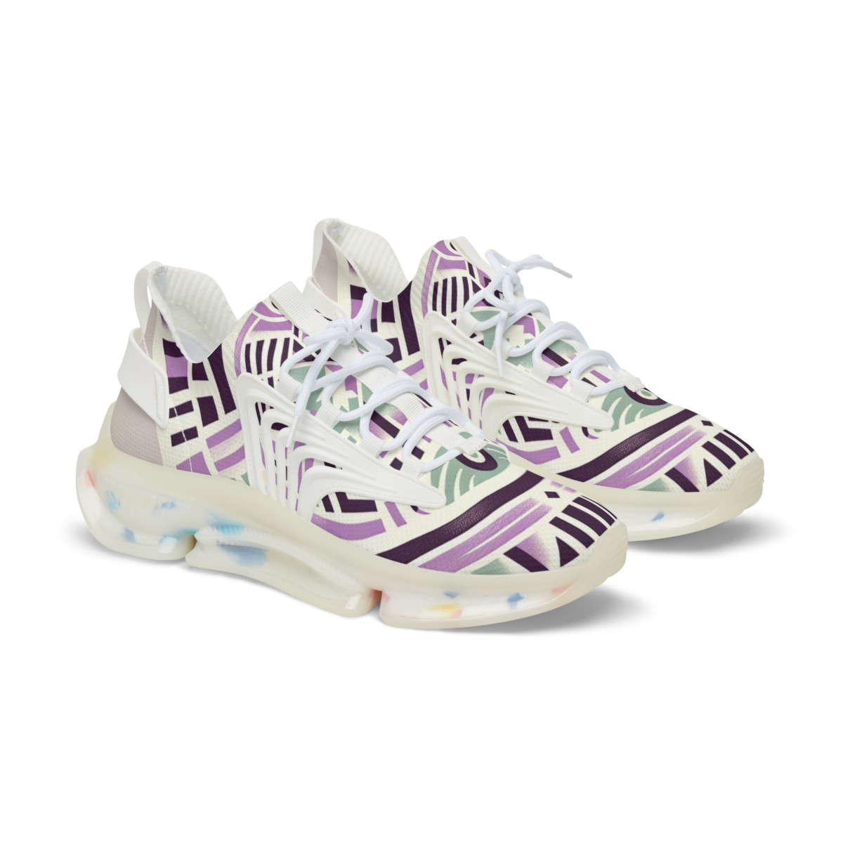 "AfroFusion Kente Kicks" - Men's Mesh Sneaker