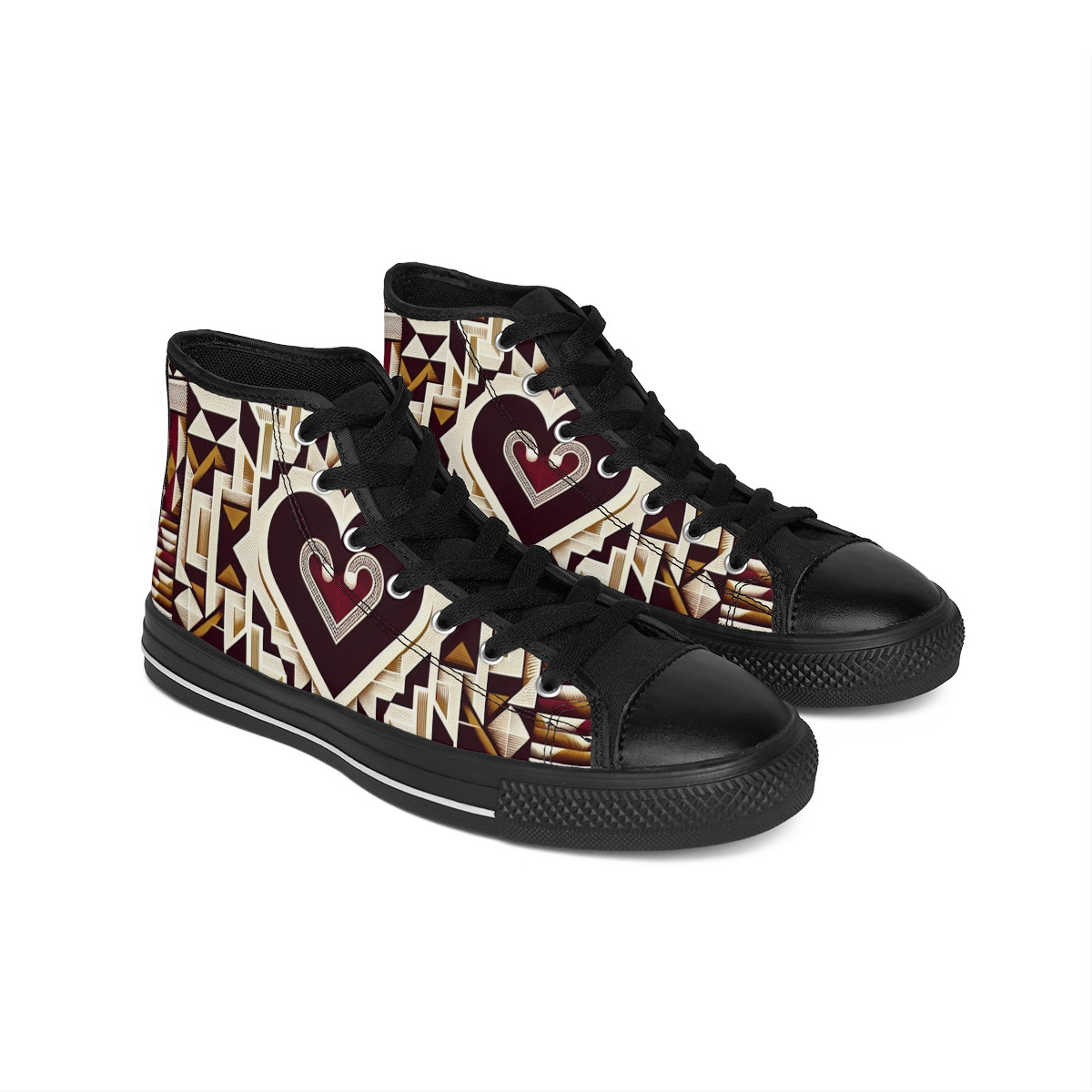 "AfroVibe Kente Kicks" - Men's Classic Sneakers