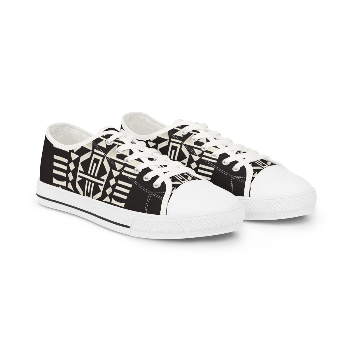 "Heritage Stride Kente Kicks" - Men's Lowtop Sneakers