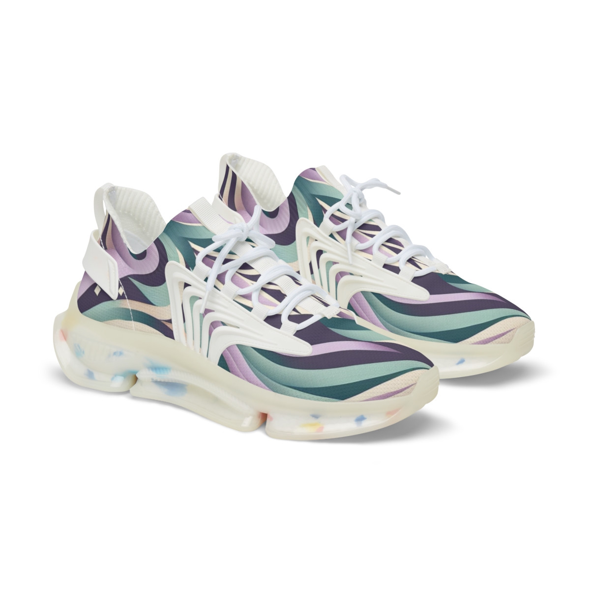 "Heritage Stride Kente Kicks" - Men's Mesh Sneaker