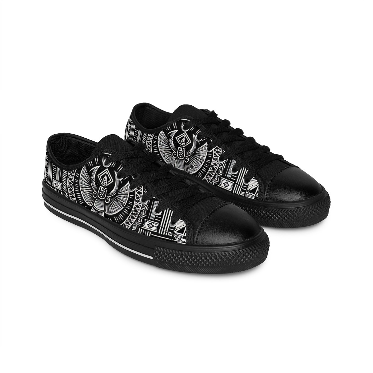 "AfroStride Kente Kicks" - Women's Sneakers