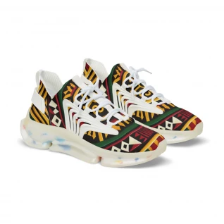 AfroStride Kente Kicks - Men's Mesh Sneaker