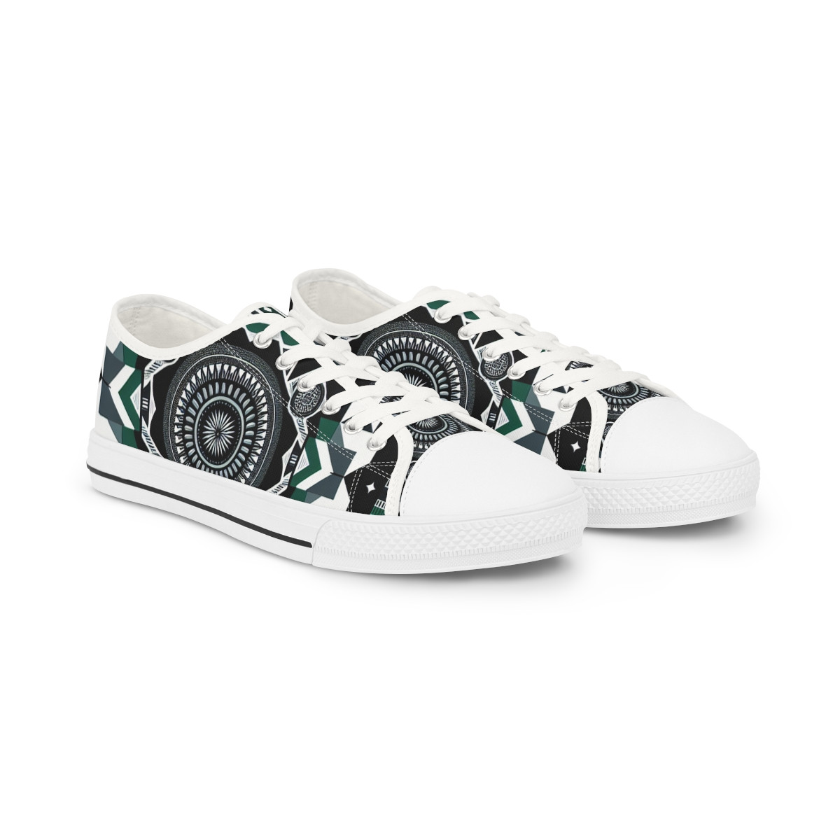 "KenteStride Spice Runners" - Men's Lowtop Sneakers